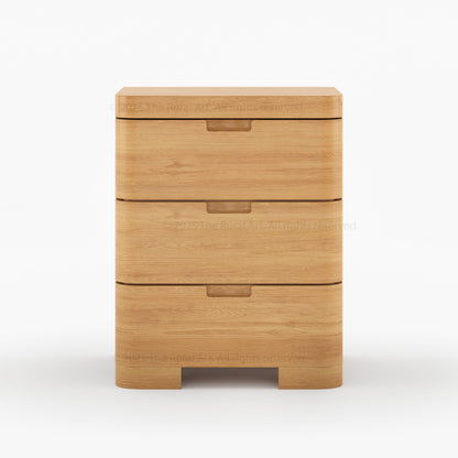 Beverly Shelter Bedroom Set | Upholstered Bed + Dresser &amp; Nightstands