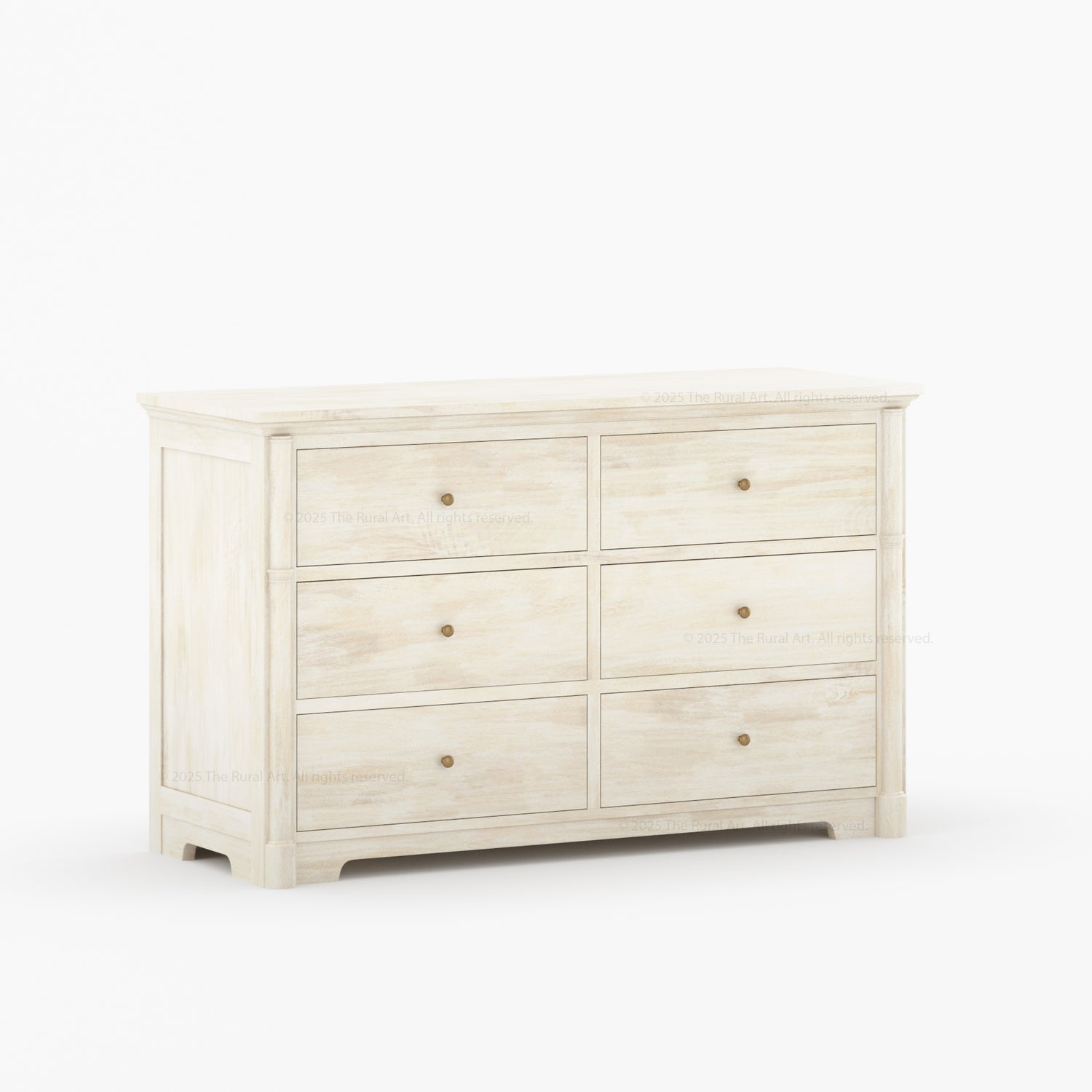 Abilene Solid Wood Six Drawer Dresser