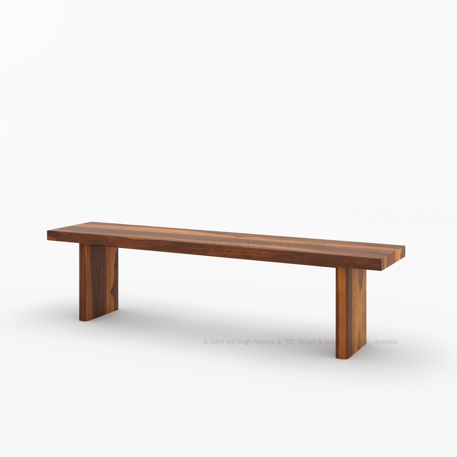 Charlotte Solid Wood Dining Bench