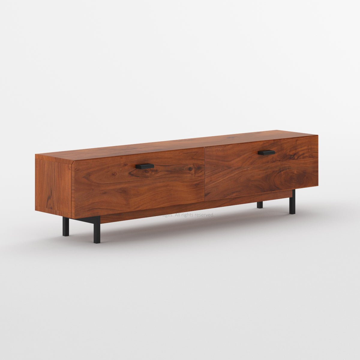 Prescott Solid Wood Living Room Set with 2 Tier Coffee Table