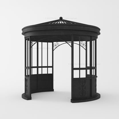 Estate Wrought Iron Garden Gazebo – A Grand Statement for Outdoor Grounds