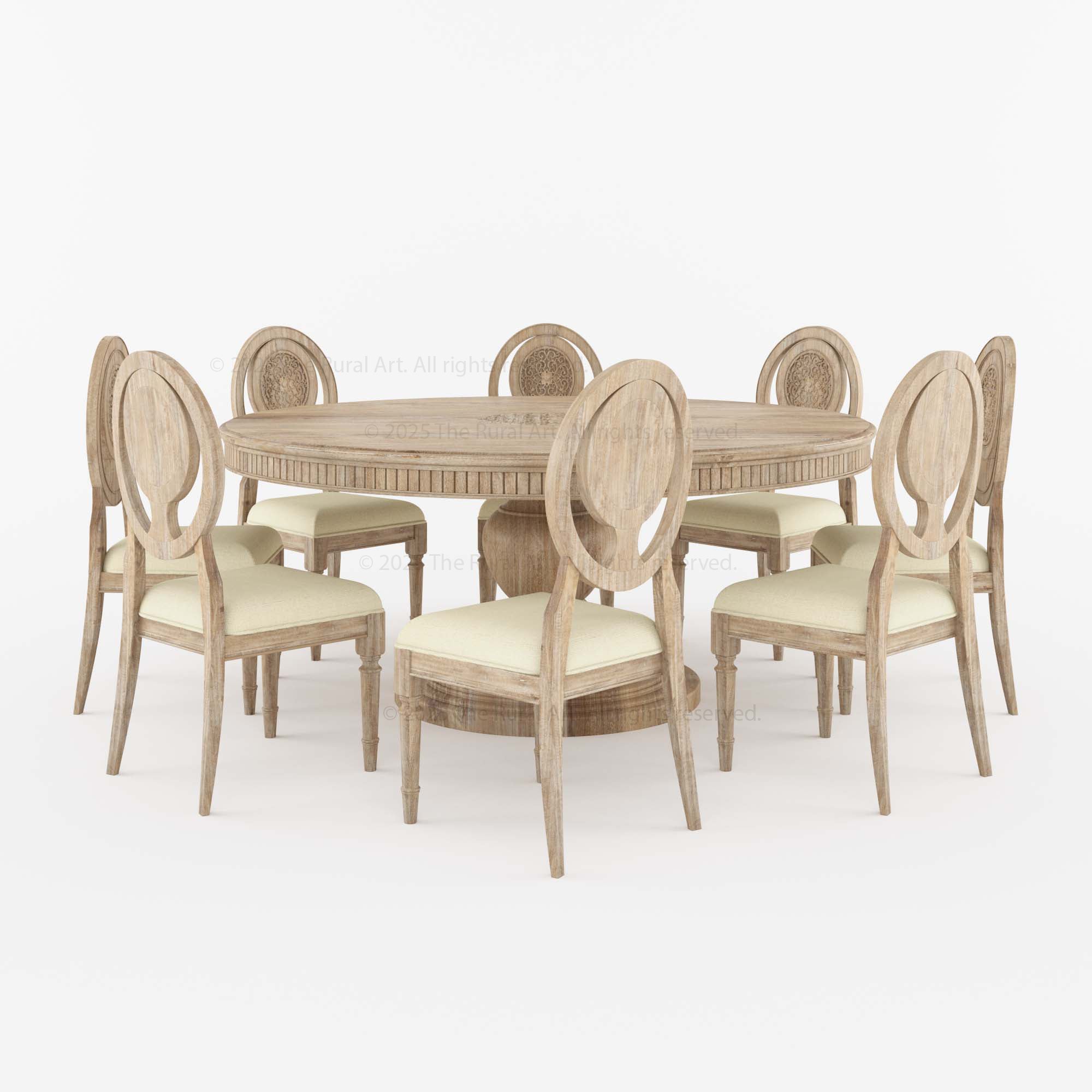 Jackson Solid Wood Premium Dining Table Set