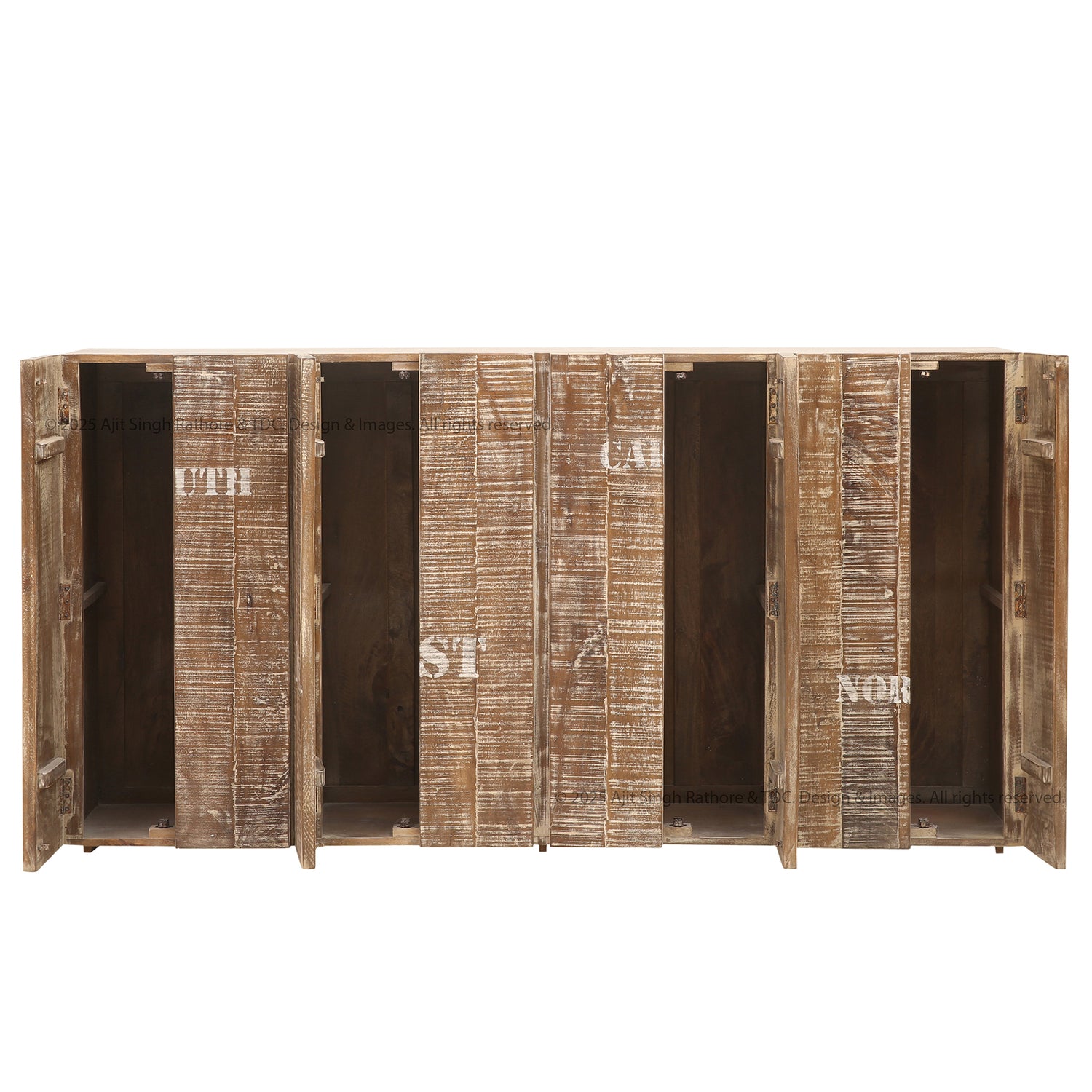 Madison Urban Edge Rustic Solid Wood Sideboard