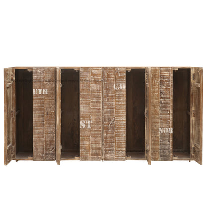 Madison Urban Edge Rustic Solid Wood Sideboard