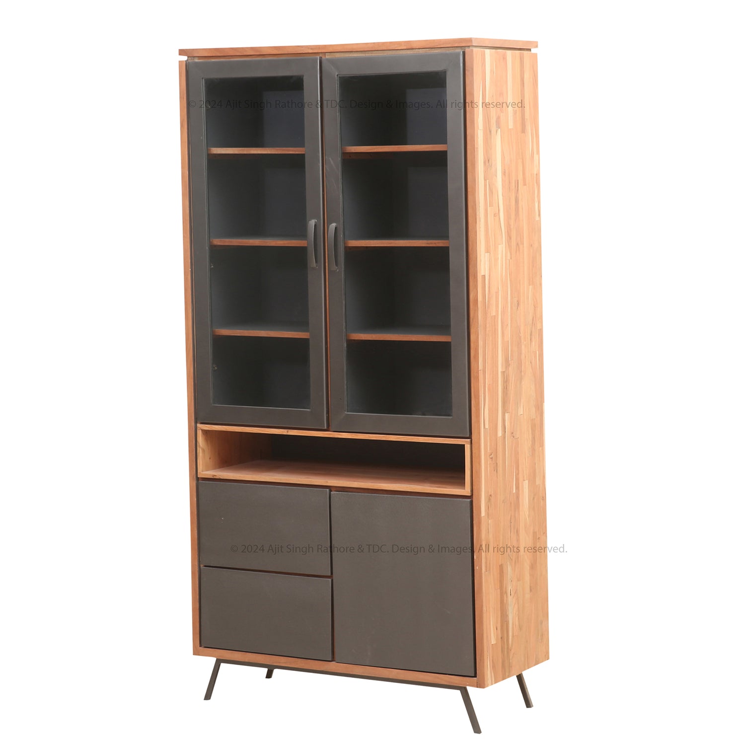 Urban Forge Industrial Bookshelf