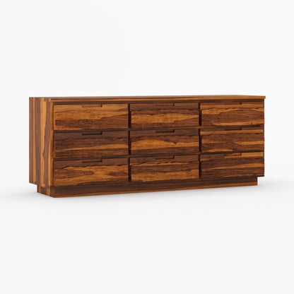 Nome Modern Solid Wood Textured Dresser