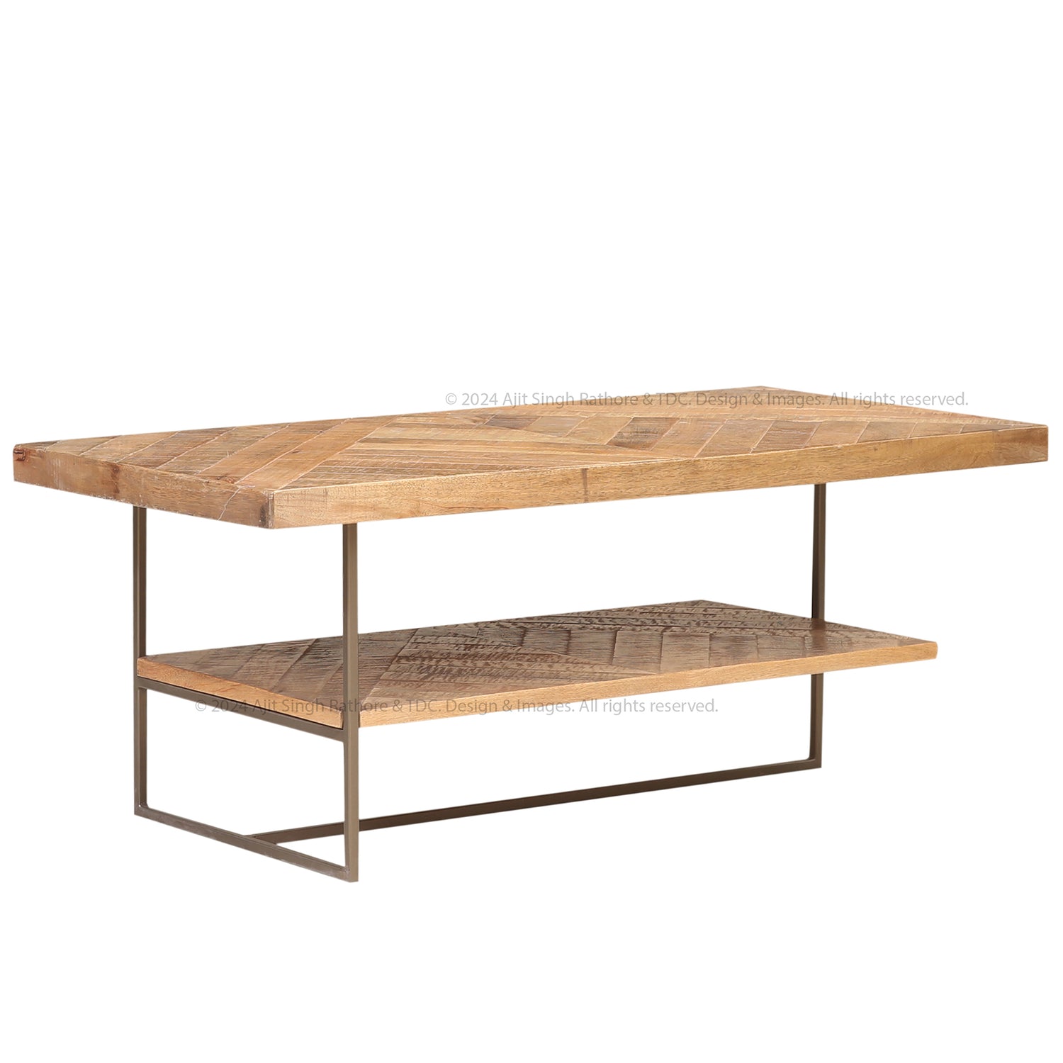 Peekskill Rustic Industrial Accent Table