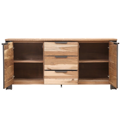 Montclair Rustic Solid Wood Sideboard