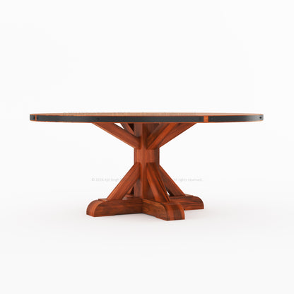 Troy Solid Wood Dining Table