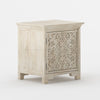 Malibu Weathered Hand Carved Solid Wood Nightstand