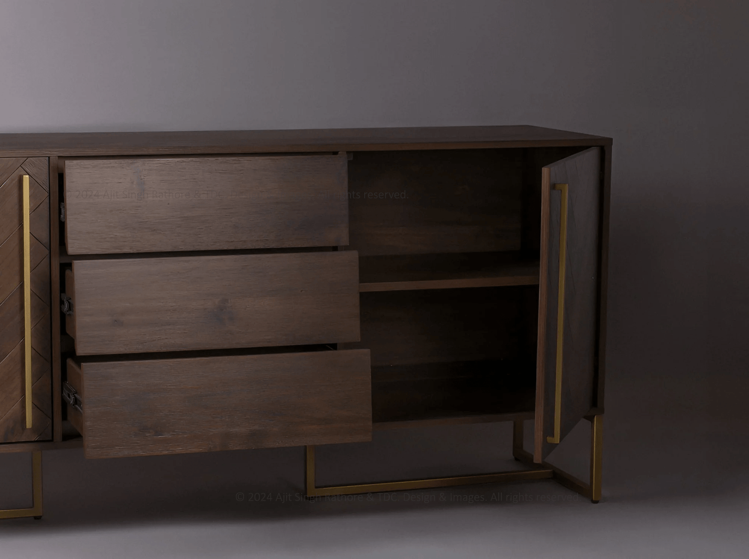 Walpi Solid Wood Buffet Sideboard