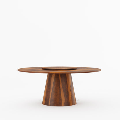 Salisbury Round Dining Table with Lazy Susan