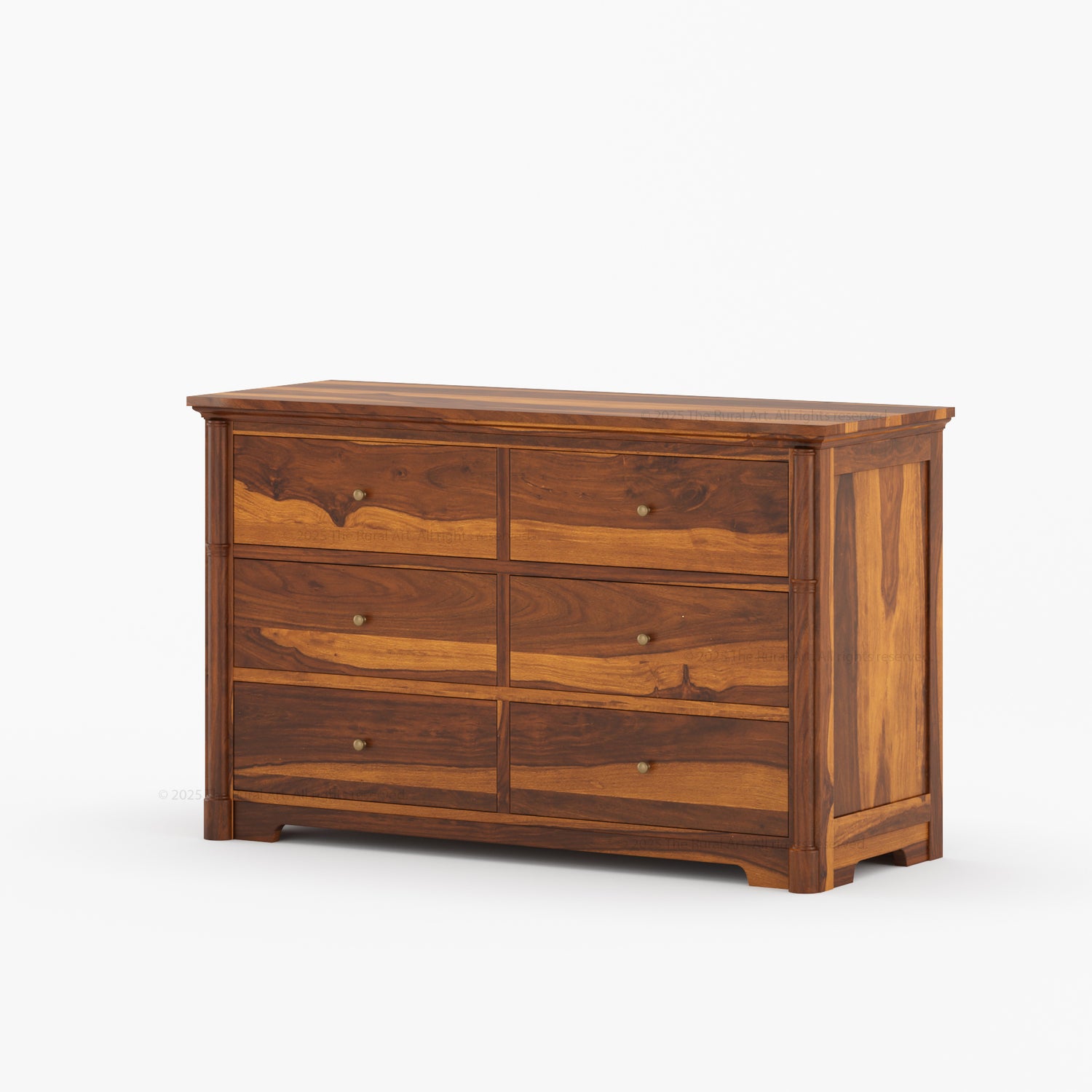 Abilene Solid Wood Six Drawer Dresser