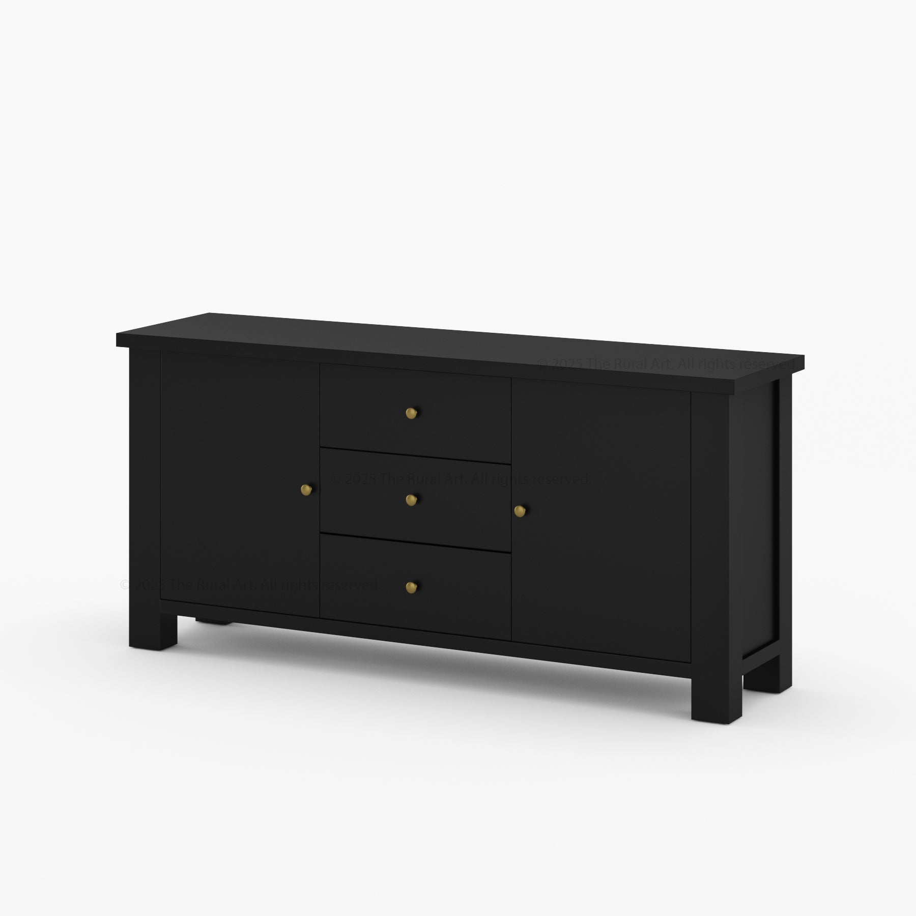 Phoenix Modern Solid Wood Sideboard Buffet