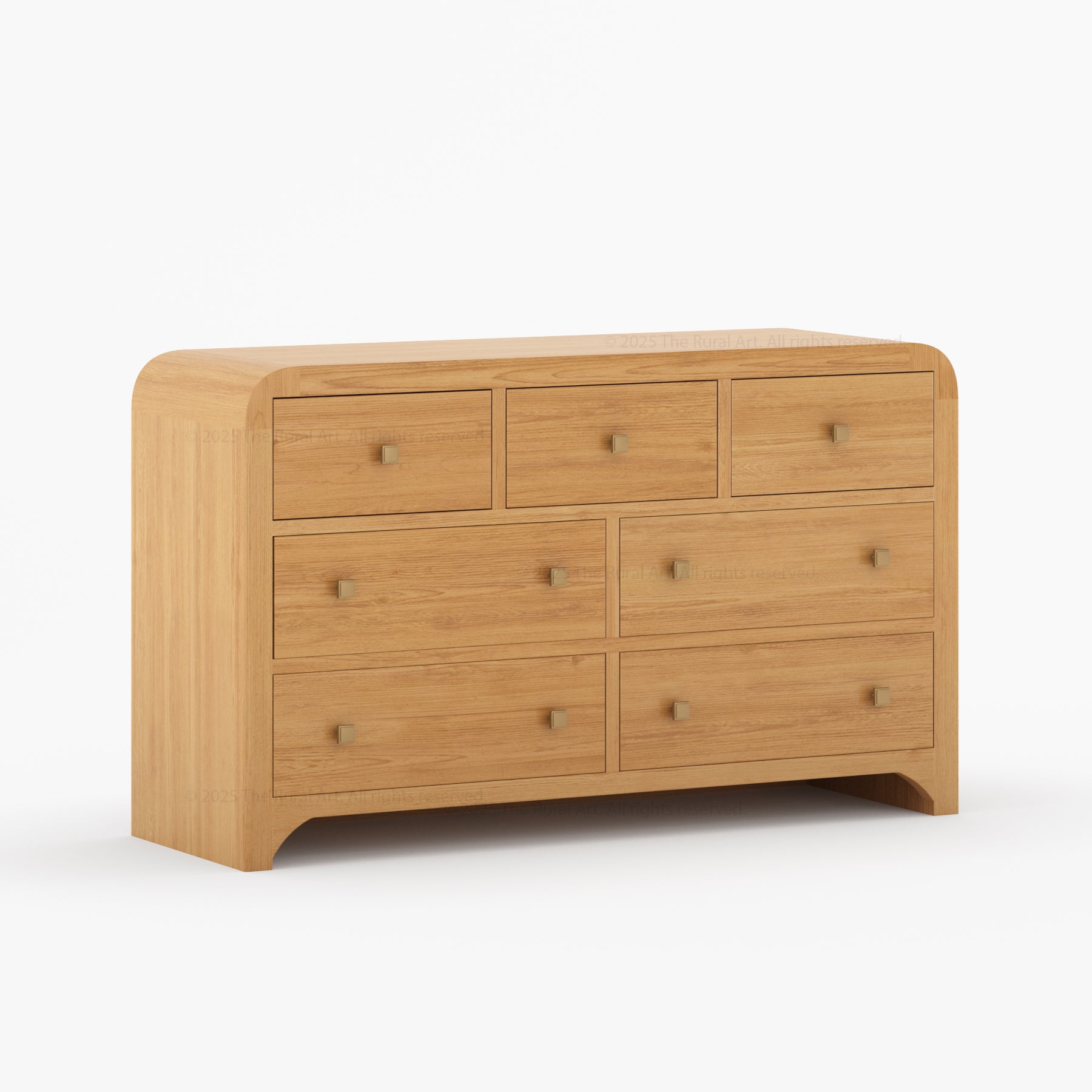 Stockton Solid Wood 7-Drawer Dresser