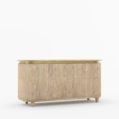 Rome Modern Solid Wood Sideboard Buffet