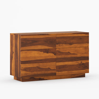 Kingston Solid Wood Dresser | Modern Minimalist Storage Cabinet