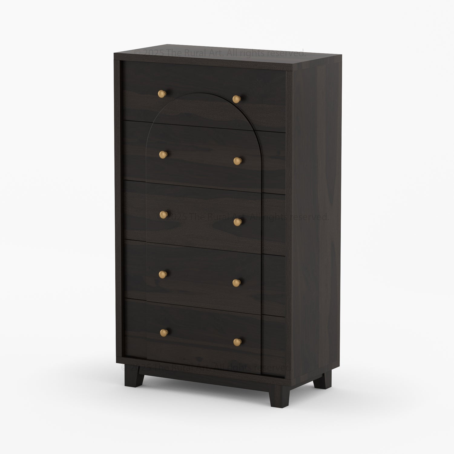 Livingston Solid Wood Bedroom Set with Bouclé Upholstered Bed