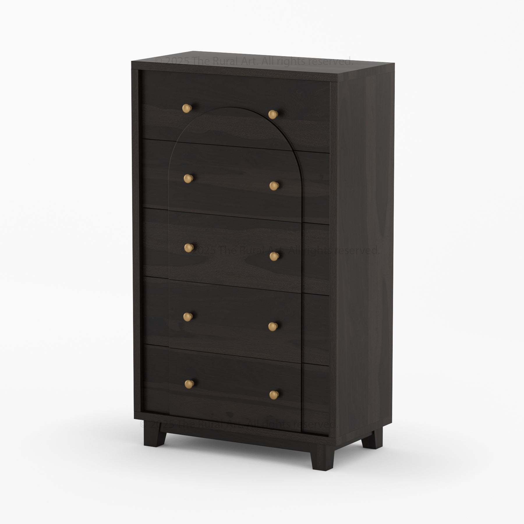 Livingston Solid Wood Bedroom Set with Bouclé Upholstered Bed