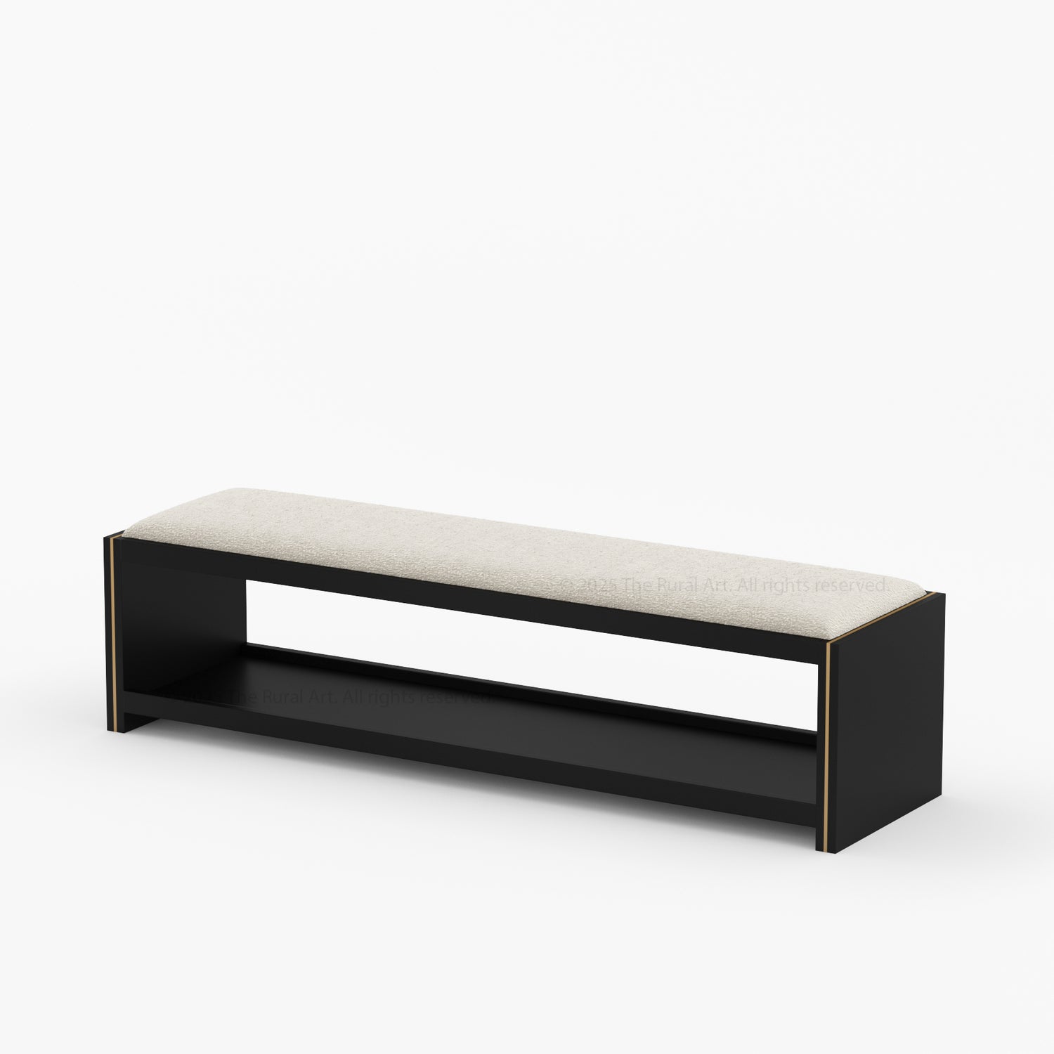 Branson Solid Wood Bedroom Collection with Brass Inlay Detailing