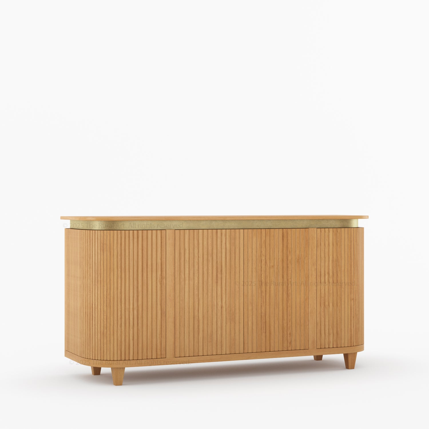 Rome Modern Solid Wood Sideboard Buffet