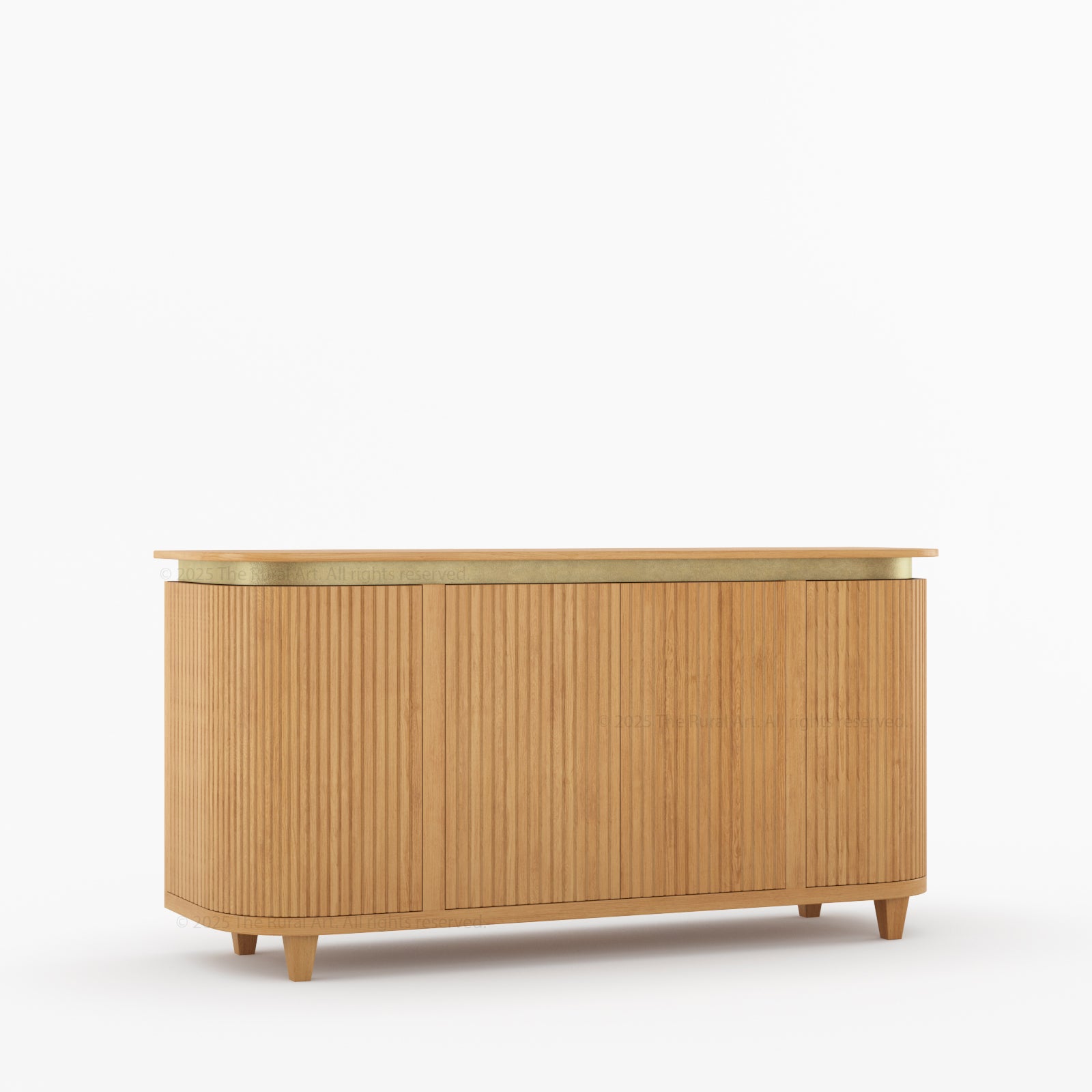 Rome Modern Solid Wood Sideboard Buffet