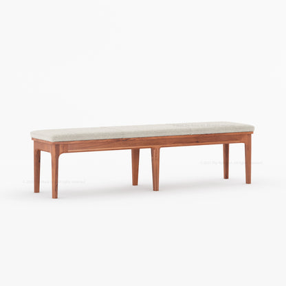 Garland Solid Wood Upholstered Bedroom Bench