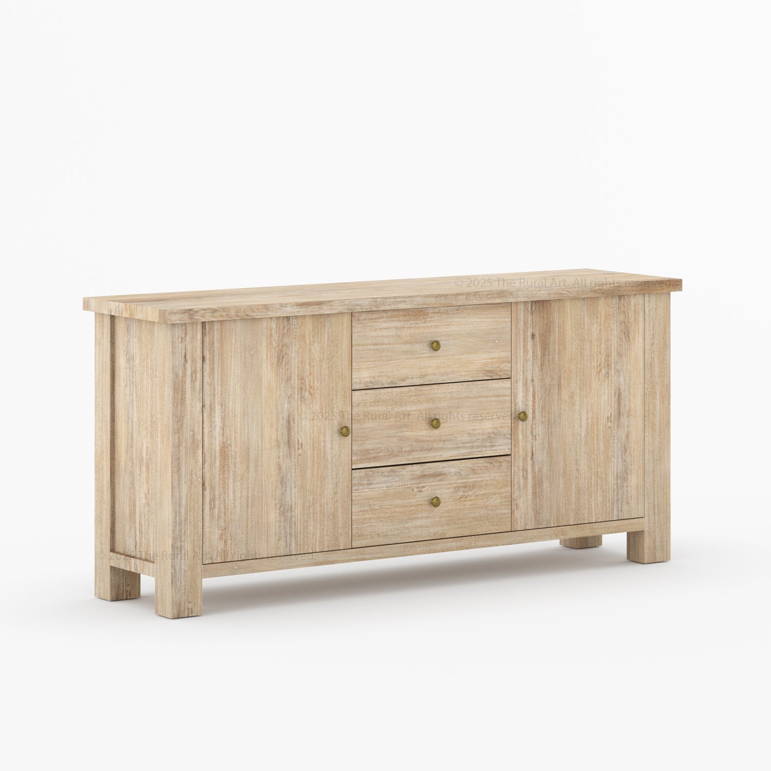 Phoenix Modern Solid Wood Sideboard Buffet