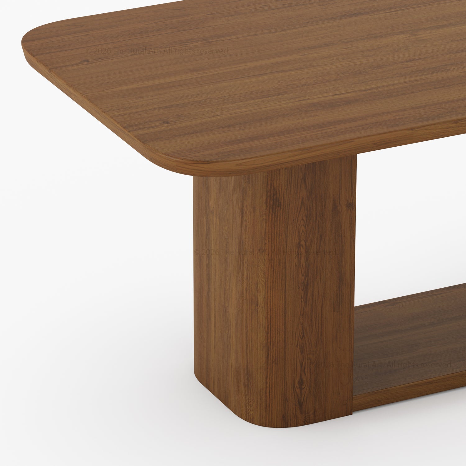Selma Modern Solid Wood Dining Table Set with Boucle Upholstered Chairs
