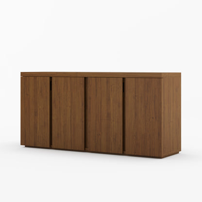 Ozark Modern Solid Wood Four-Door Sideboard