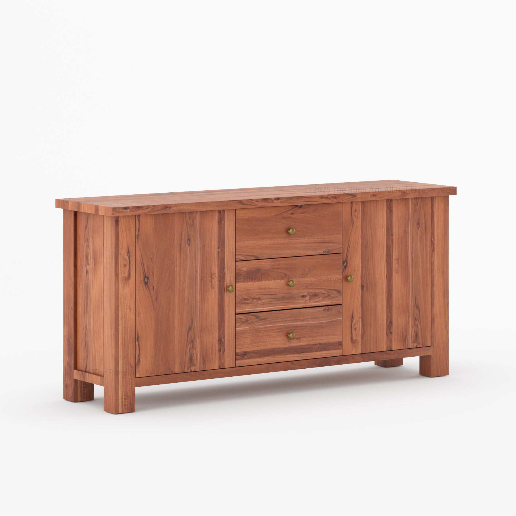 Phoenix Modern Solid Wood Sideboard Buffet