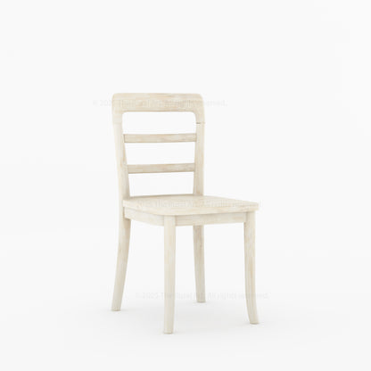 Manhattan Solid Wood Dining Chair with Ladder Back Support