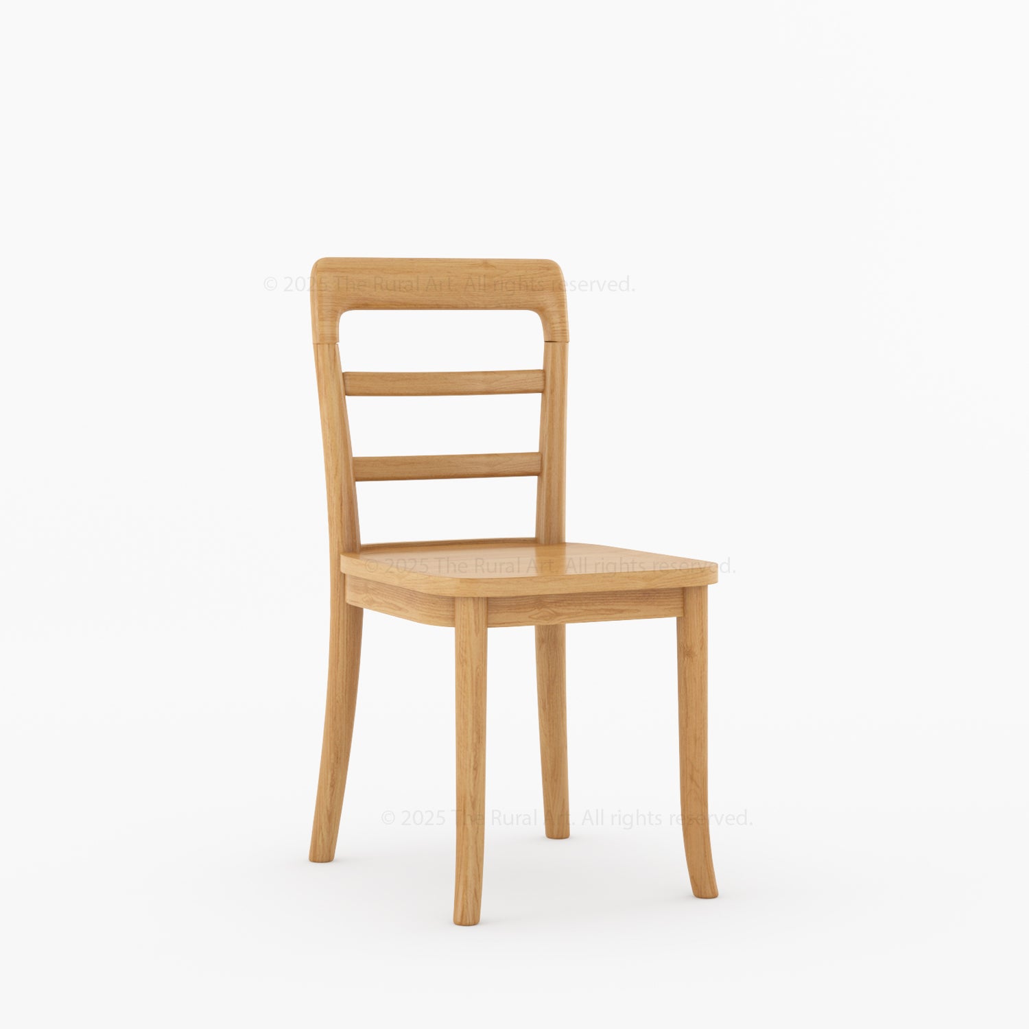 Manhattan Solid Wood Dining Chair with Ladder Back Support