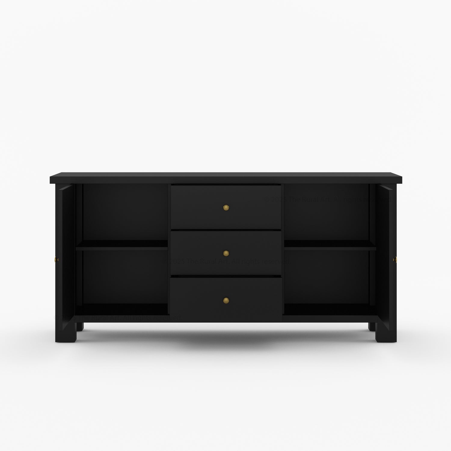 Phoenix Modern Solid Wood Sideboard Buffet