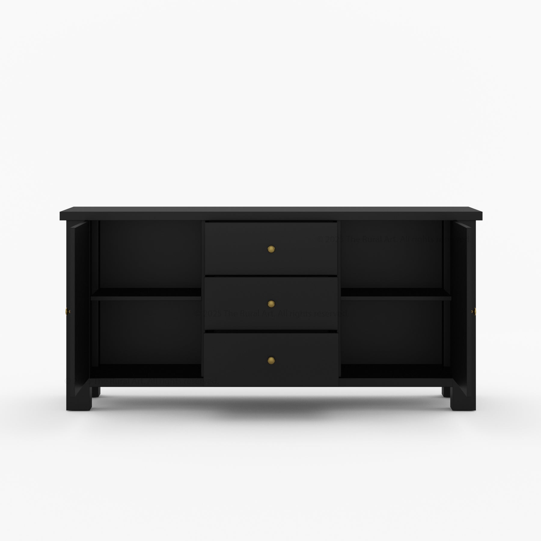 Phoenix Modern Solid Wood Sideboard Buffet