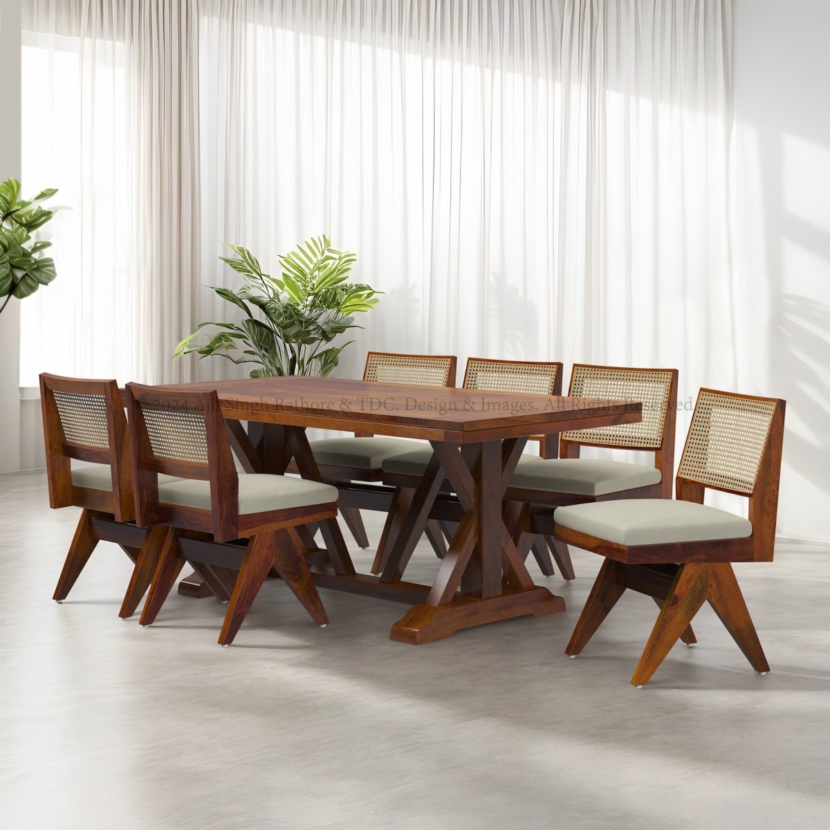 Charleston Solid Wood Dining Table