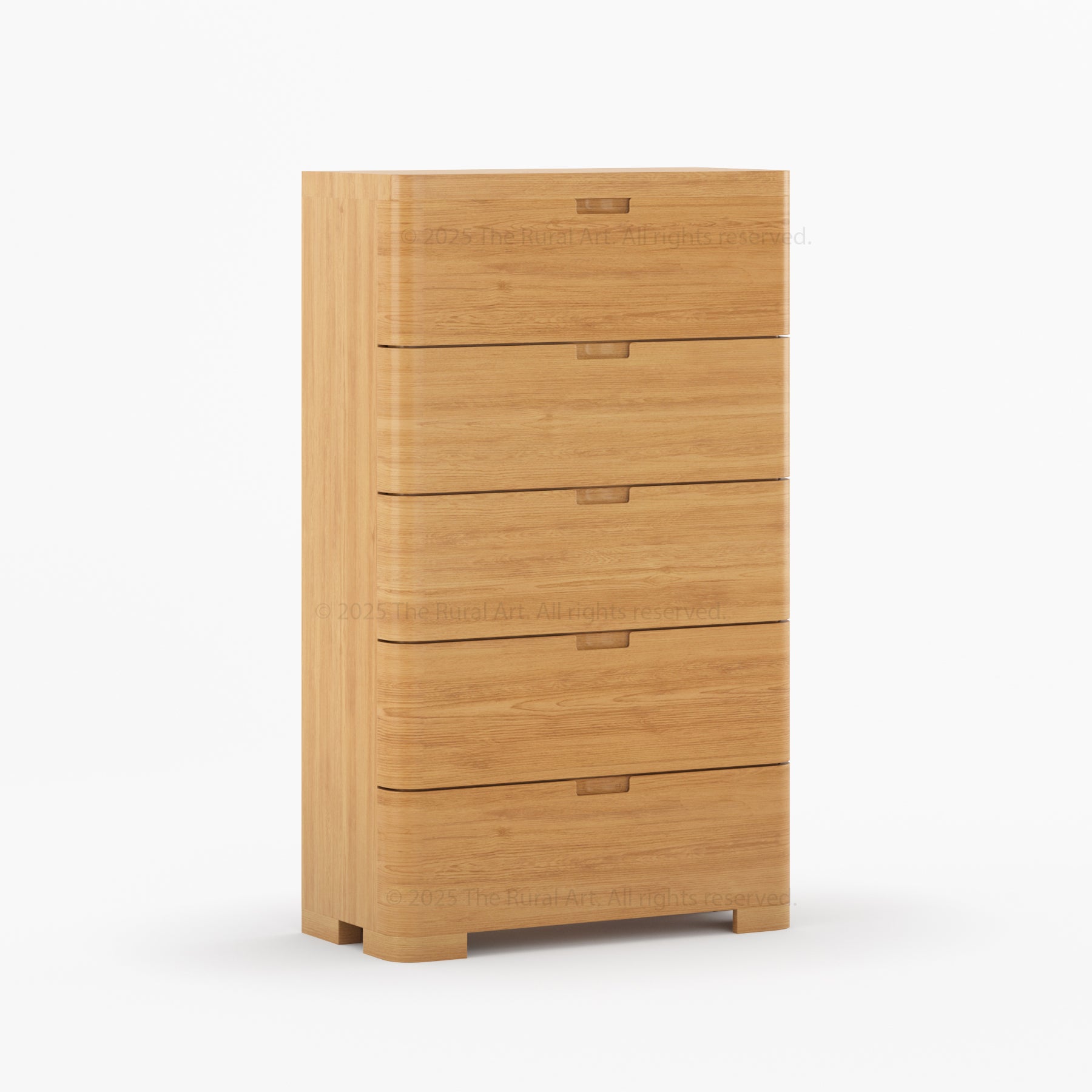 Beverly 6-Drawer Dresser | Solid Wood with Rounded Corners