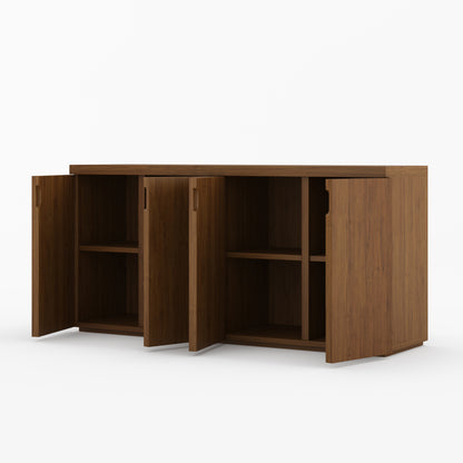 Ozark Modern Solid Wood Four-Door Sideboard