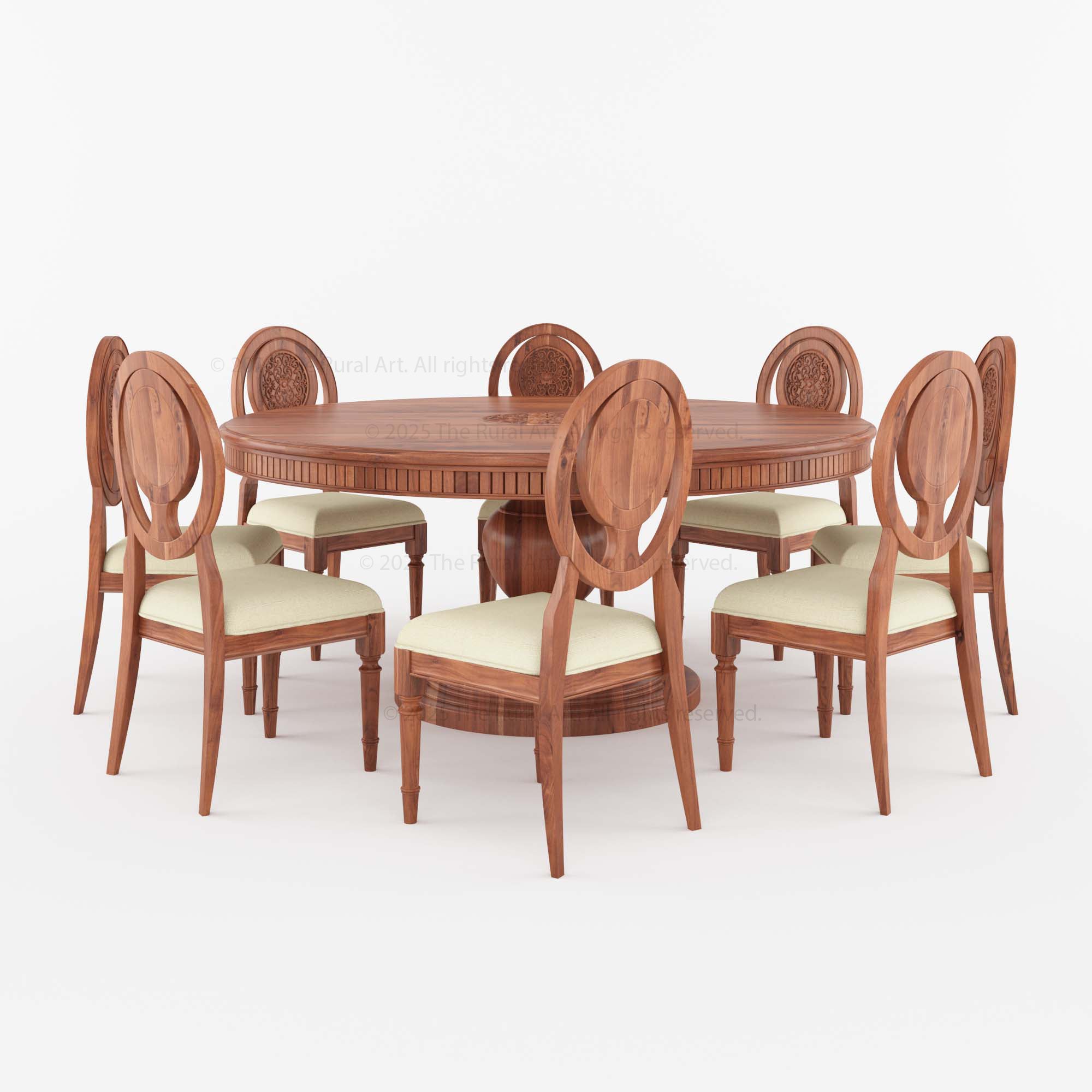 Jackson Solid Wood Premium Dining Table Set