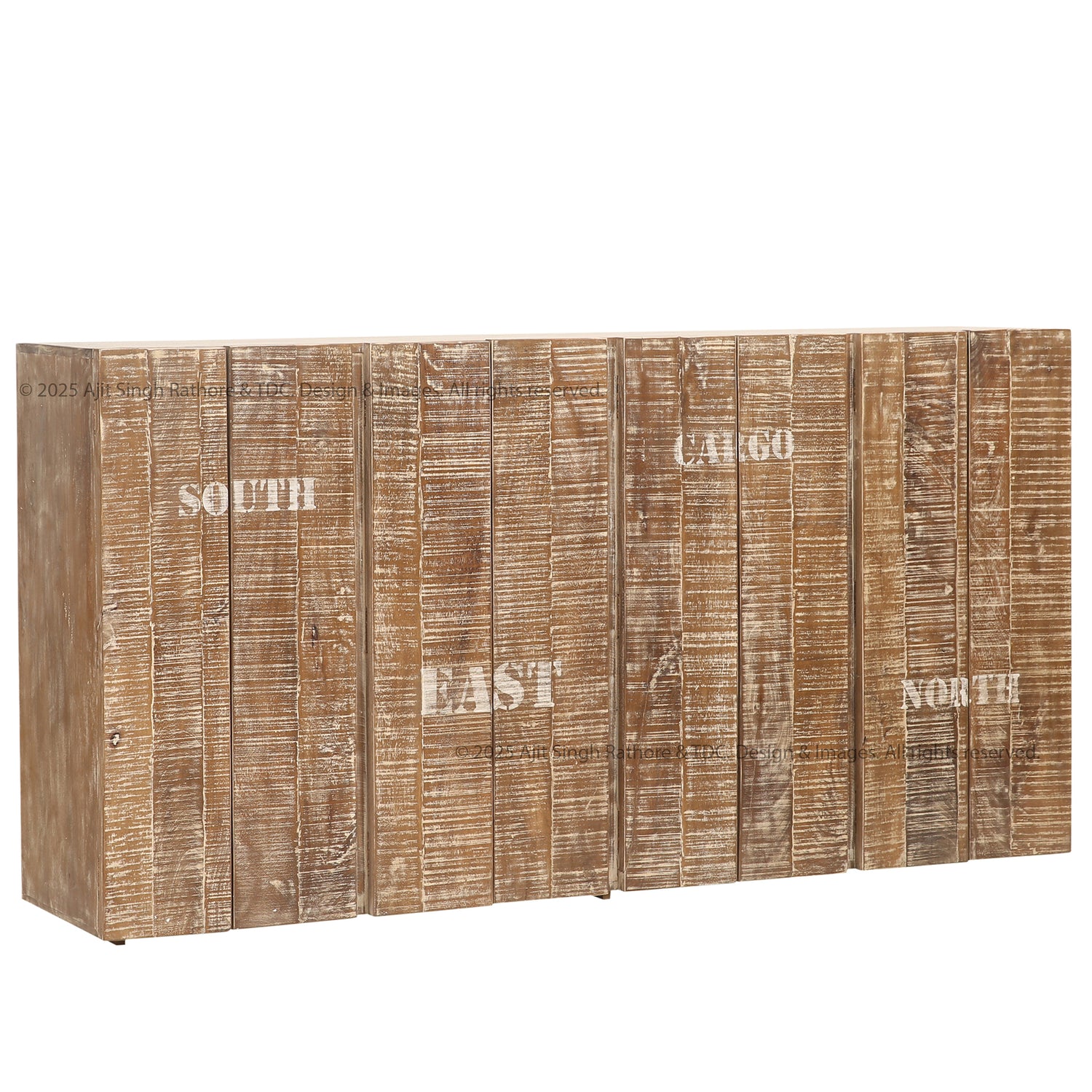 Madison Urban Edge Rustic Solid Wood Sideboard