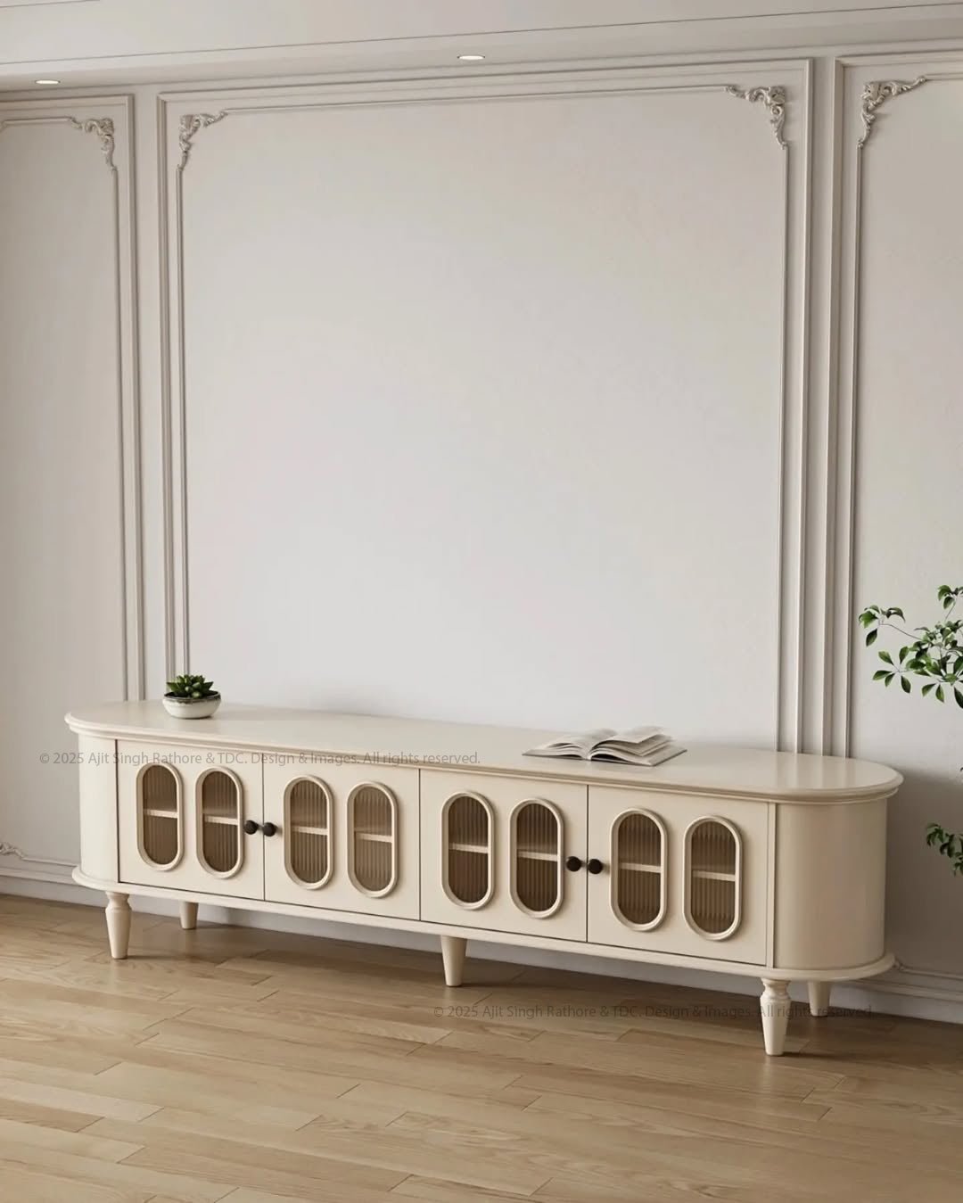 Juneau Arched Panel Tv Media Console