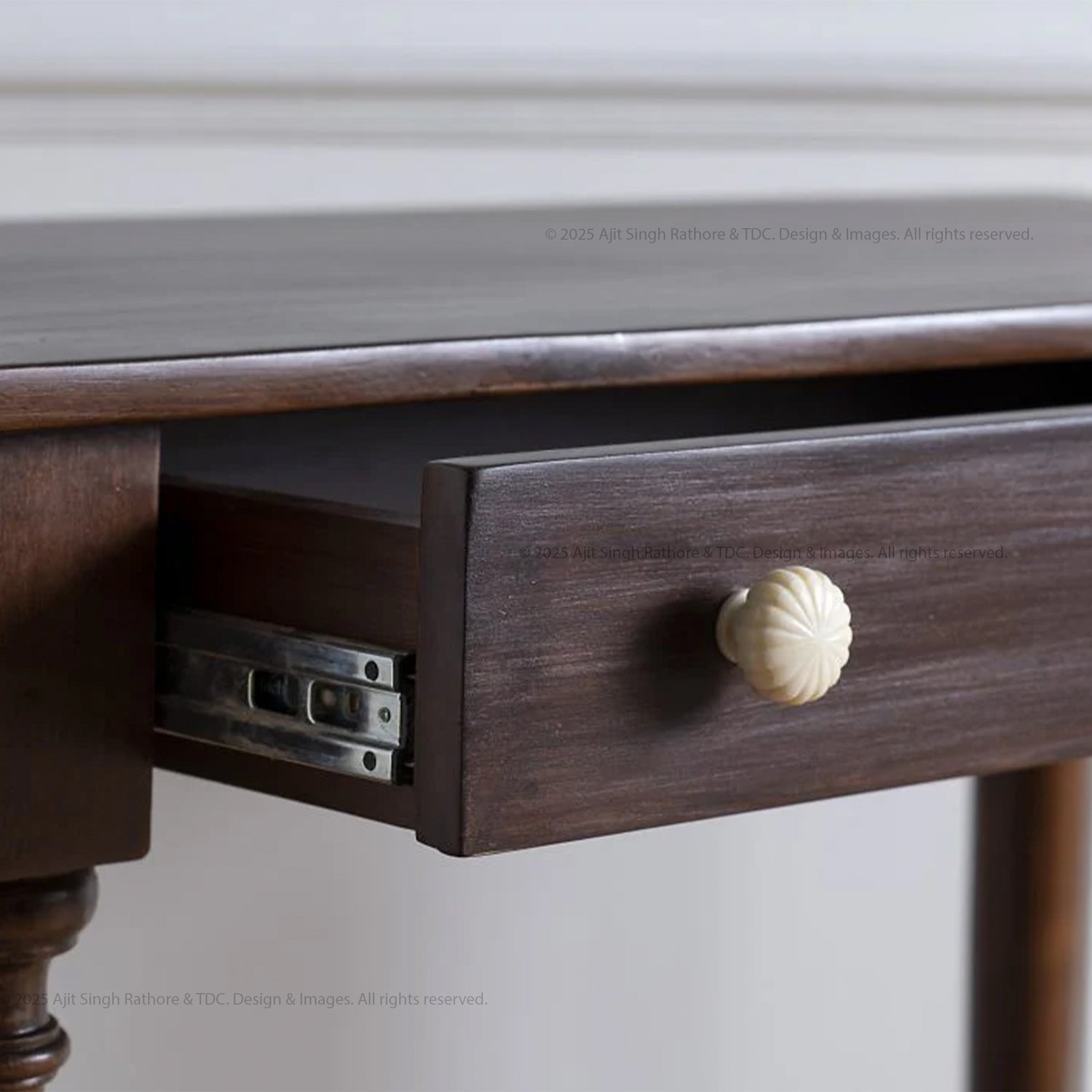 Lockport Minimalist Heirloom Solid Wood Console Table