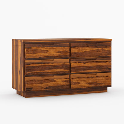 Nome Modern Solid Wood Textured Dresser
