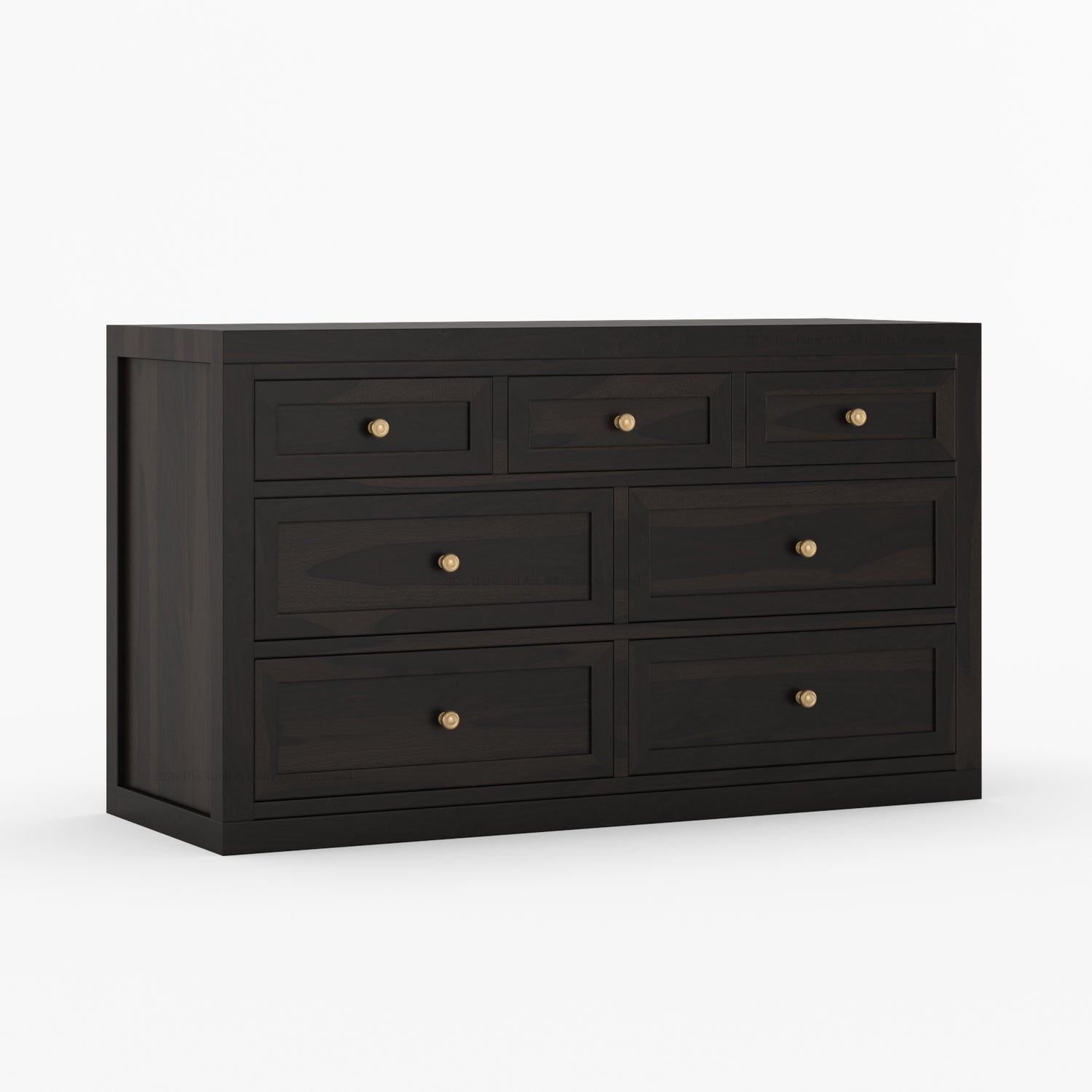 Seward Solid Wood Dresser with Panel Detailing