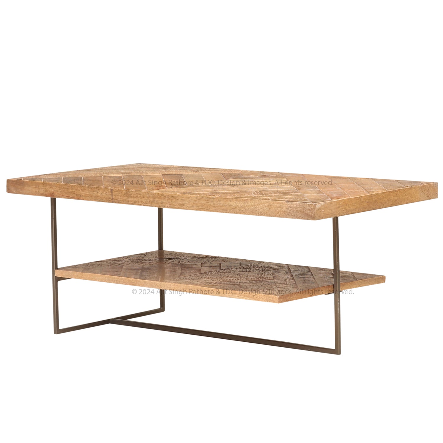 Peekskill Rustic Industrial Accent Table