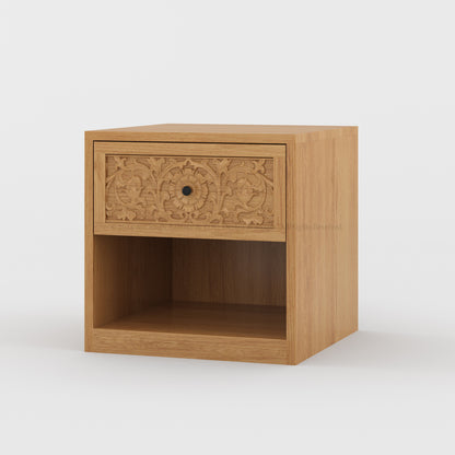 Elizabeth Teak Wood Night Stand