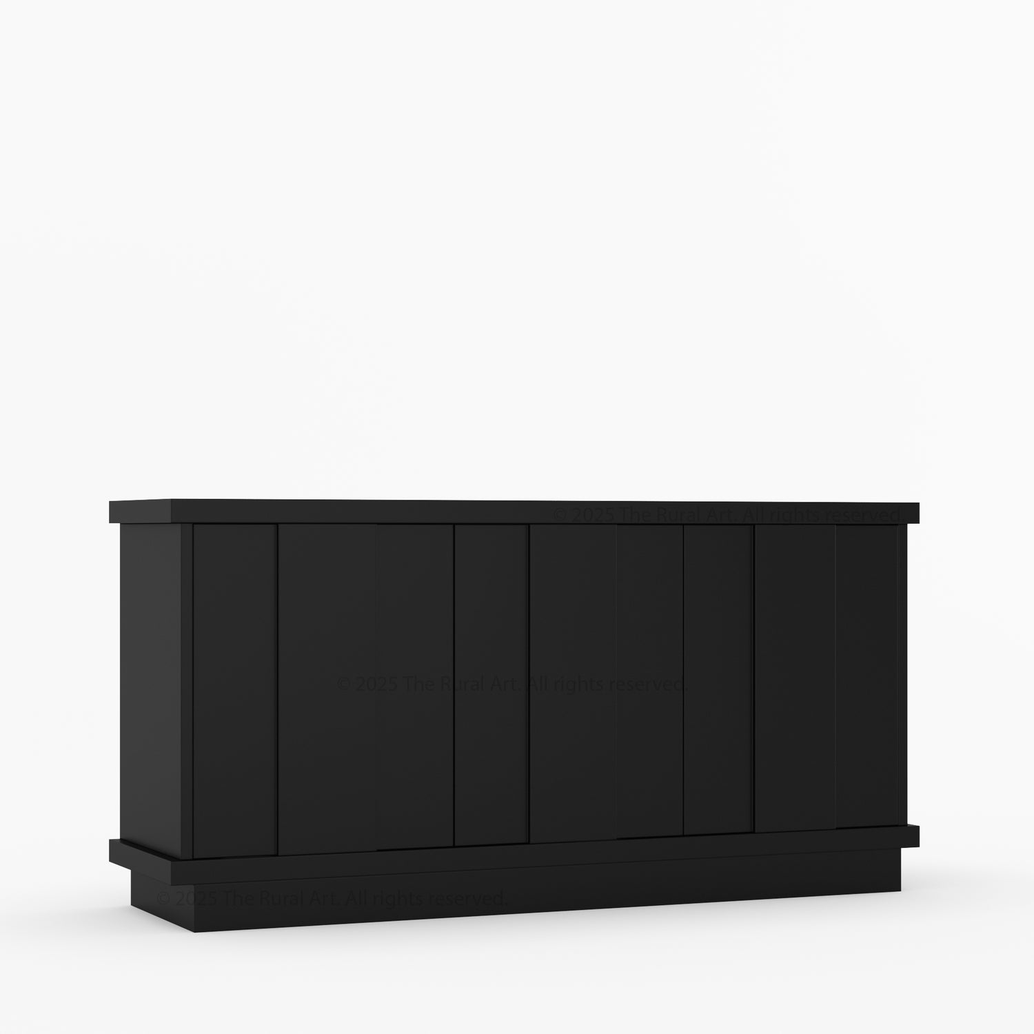 Medina Solid Wood Sideboard Buffet Cabinet | Modern Dining Storage with Hidden Shelves