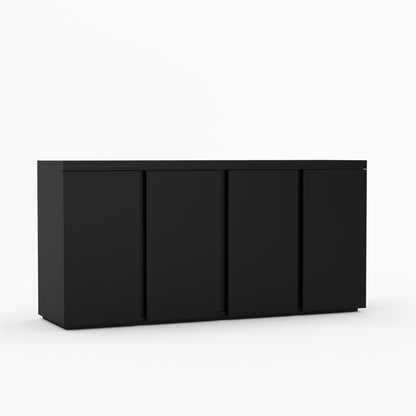 Ozark Modern Solid Wood Four-Door Sideboard