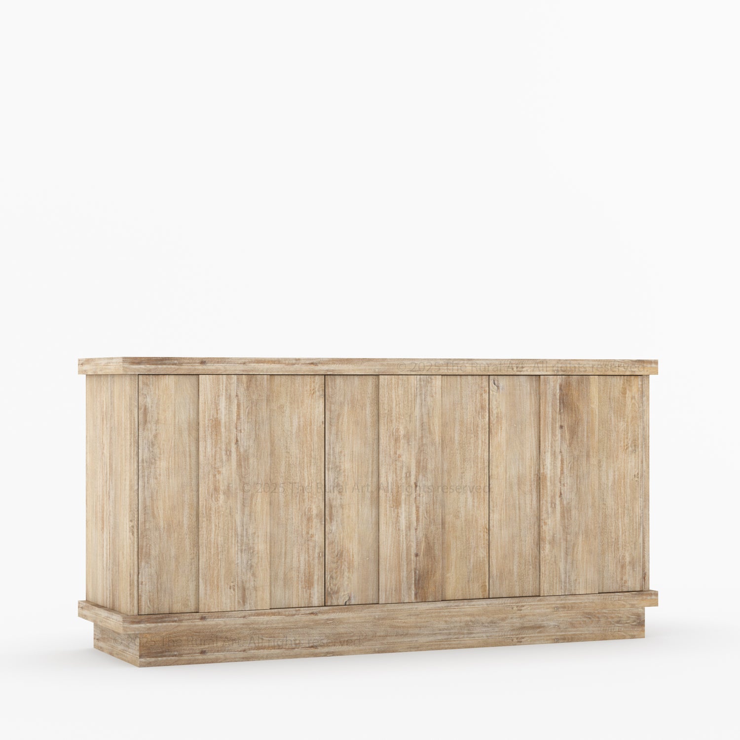 Medina Solid Wood Sideboard Buffet Cabinet | Modern Dining Storage with Hidden Shelves