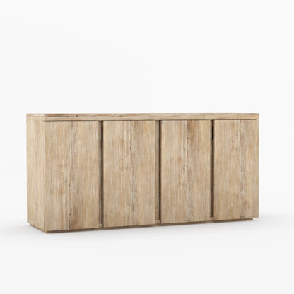 Ozark Modern Solid Wood Four-Door Sideboard